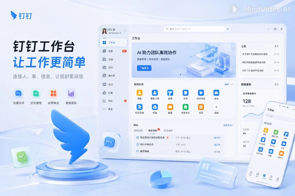 钉钉电脑版在线文档协同界面